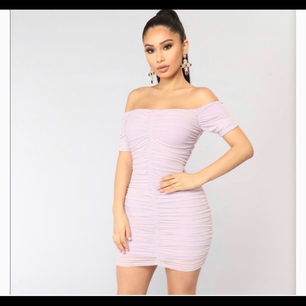 Fashion Nova Becca Ruched Dress